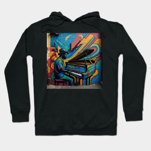 Musician playing piano Hoodie